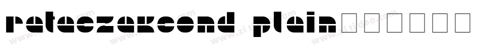 RataczakCond Plain字体转换